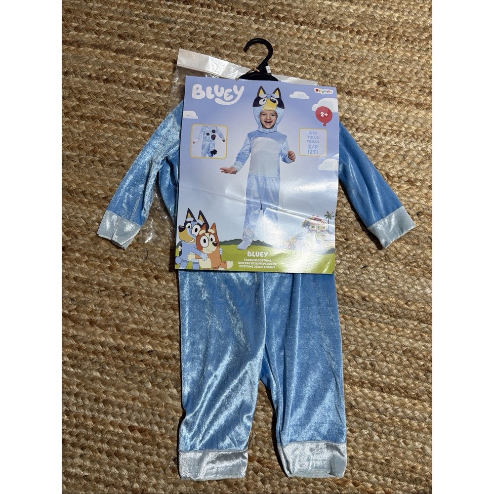 Disguise Disney Bluey Childrens TV Show Dog Cartoon Toddler Halloween Costume 2T